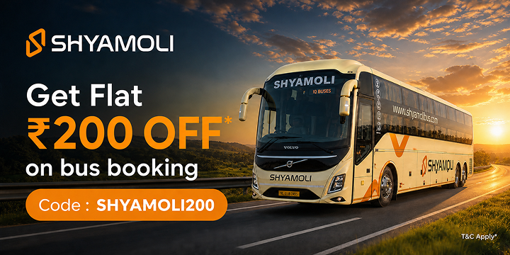 Get Flat Rs.200 OFF on Shyamoli Bus Bookings