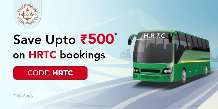 Save upto Rs.500 on HRTC Bookings