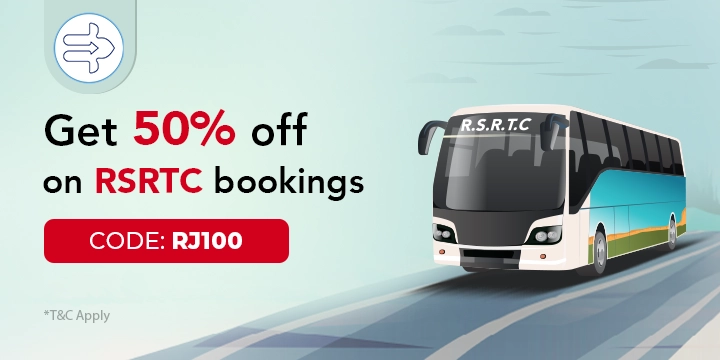 50% off on RSRTC bookings