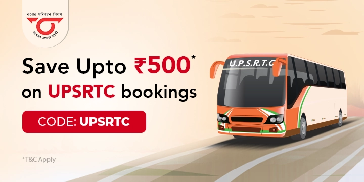 Save upto Rs.500 on UPSRTC bookings
