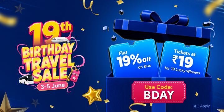 Get 19% OFF on your bus booking