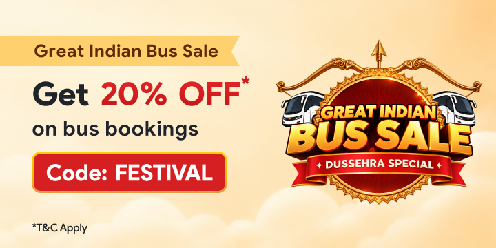 Get 20% Off on Your Bus Booking