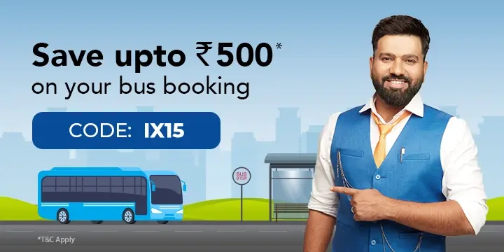 Ixigo Bus - Save up to ₹500 on your 1st bus booking 